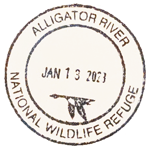Stamp for Alligator River National Wildlife Refuge