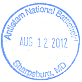 Antietam National Battlefield stamp