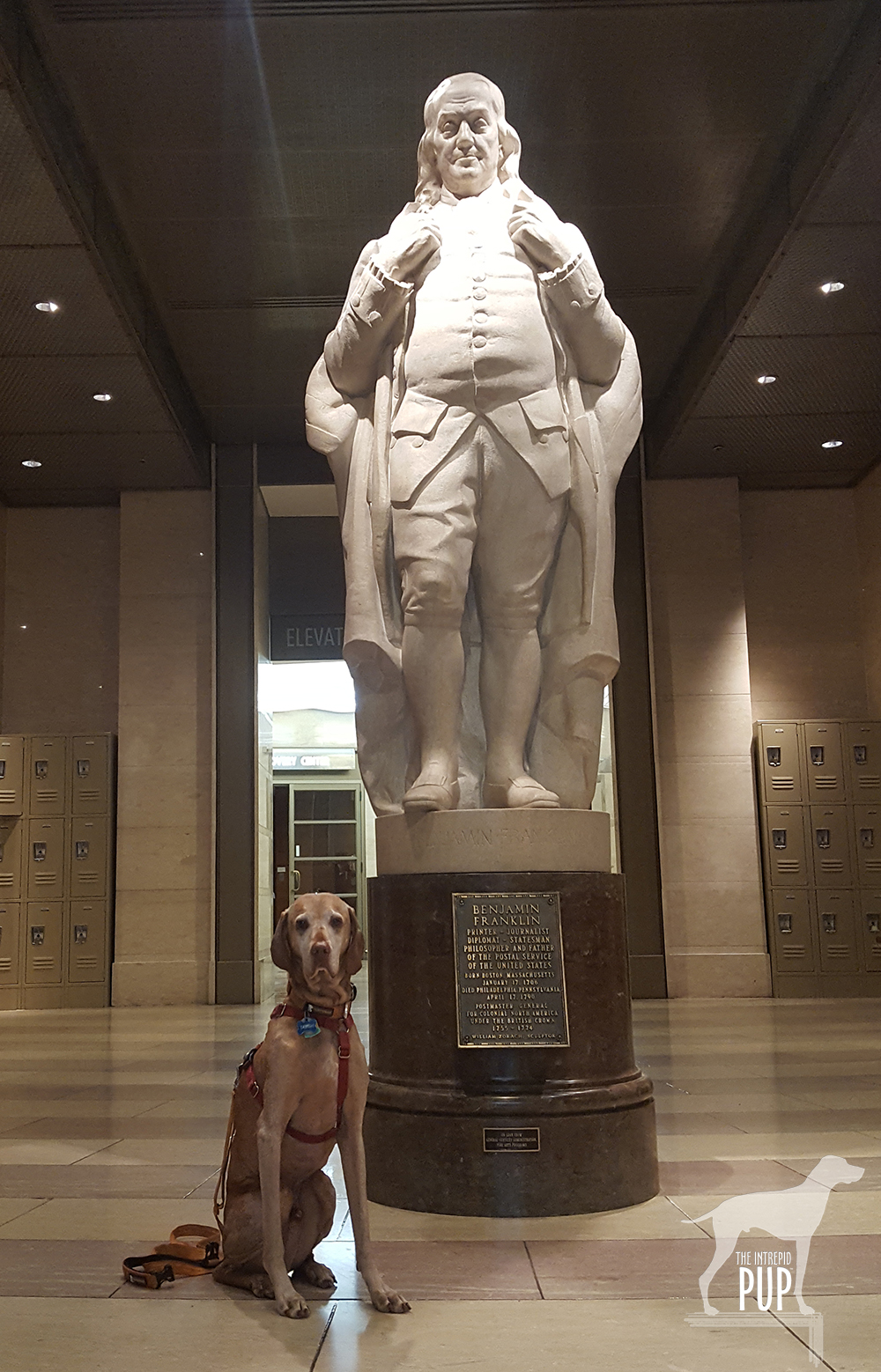 Tavish with Ben Franklin