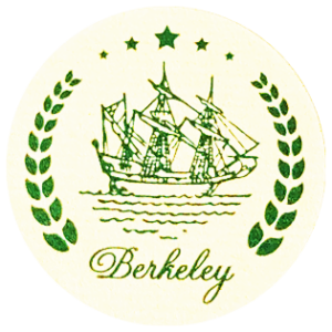 Circular sticker for Berkeley Plantation