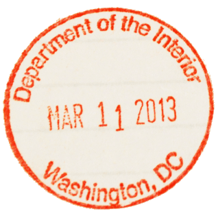 Department of the Interior stamp