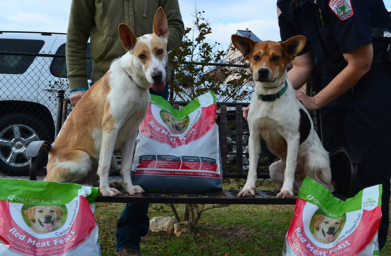 Lucky Pups of Florence County with food donation