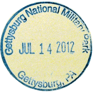 Gettysburg National Military Park stamp