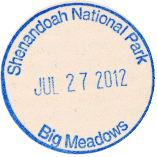 Shenandoah National Park stamp