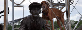 Tavish at Wright Brothers National Monument