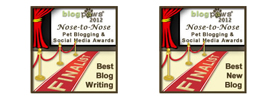 BlogPaws Finalist Badges