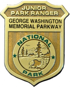 Junior Ranger badge: GW Memorial Parkway