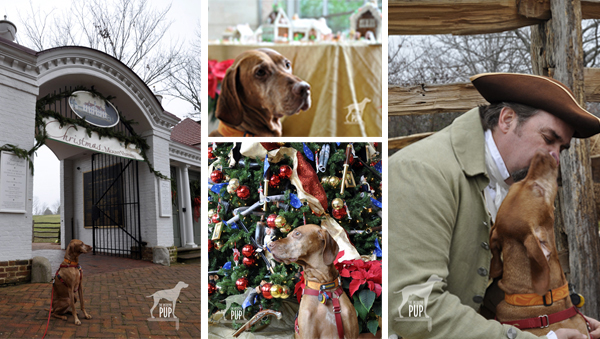 montage of Christmas at Mount Vernon images